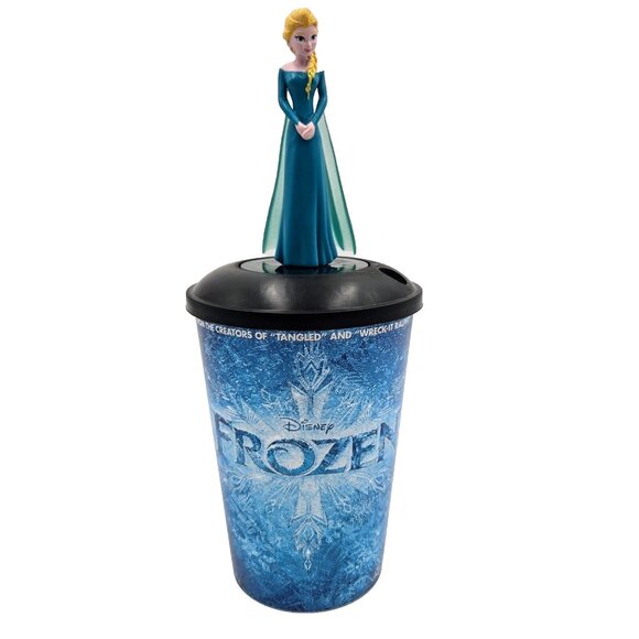 Disney Frozen Movie Collectors Cup With Elsa figurine 2013 Read - Picture 1 of 10